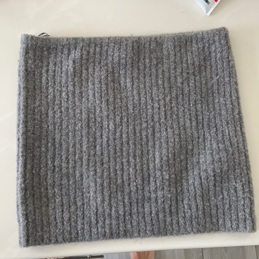 Zara grey knit tube top size M